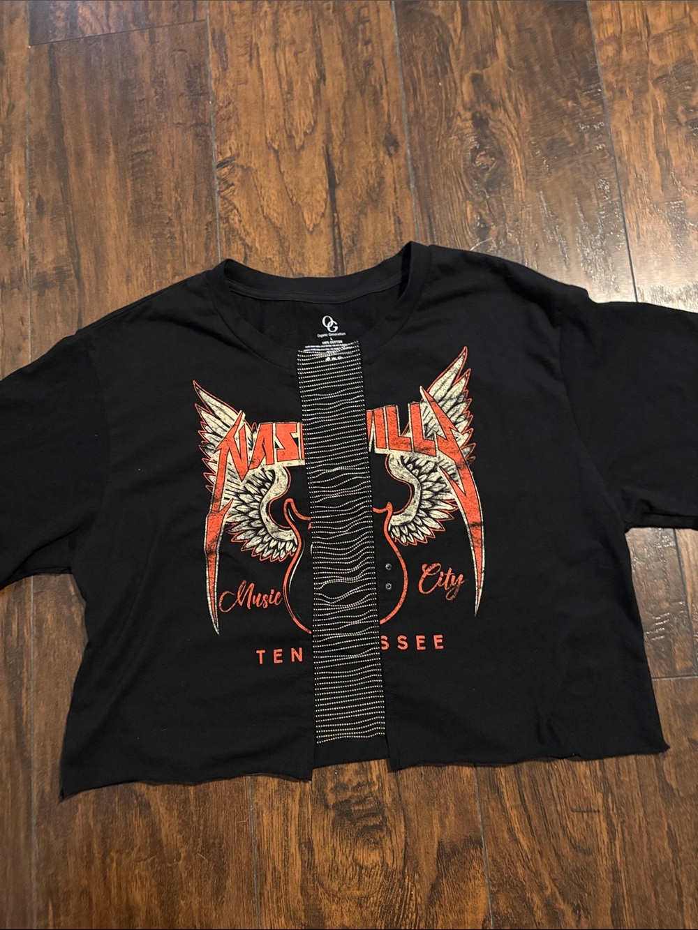 Generation Black Nashville Tennessee  music city Graphic Crop Top
